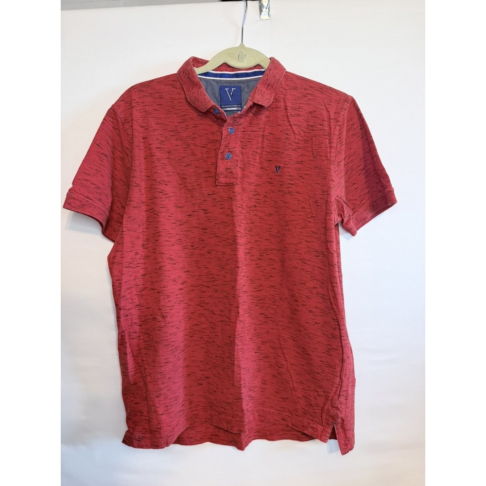 Van Heusen Men's Flex Classic Fit Red Polo Shirt Size M
